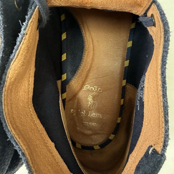 Polo Ralph Lauren Talan Chukka Boots Men’s 10.5 Navy Suede Leather Lace Up main image 7